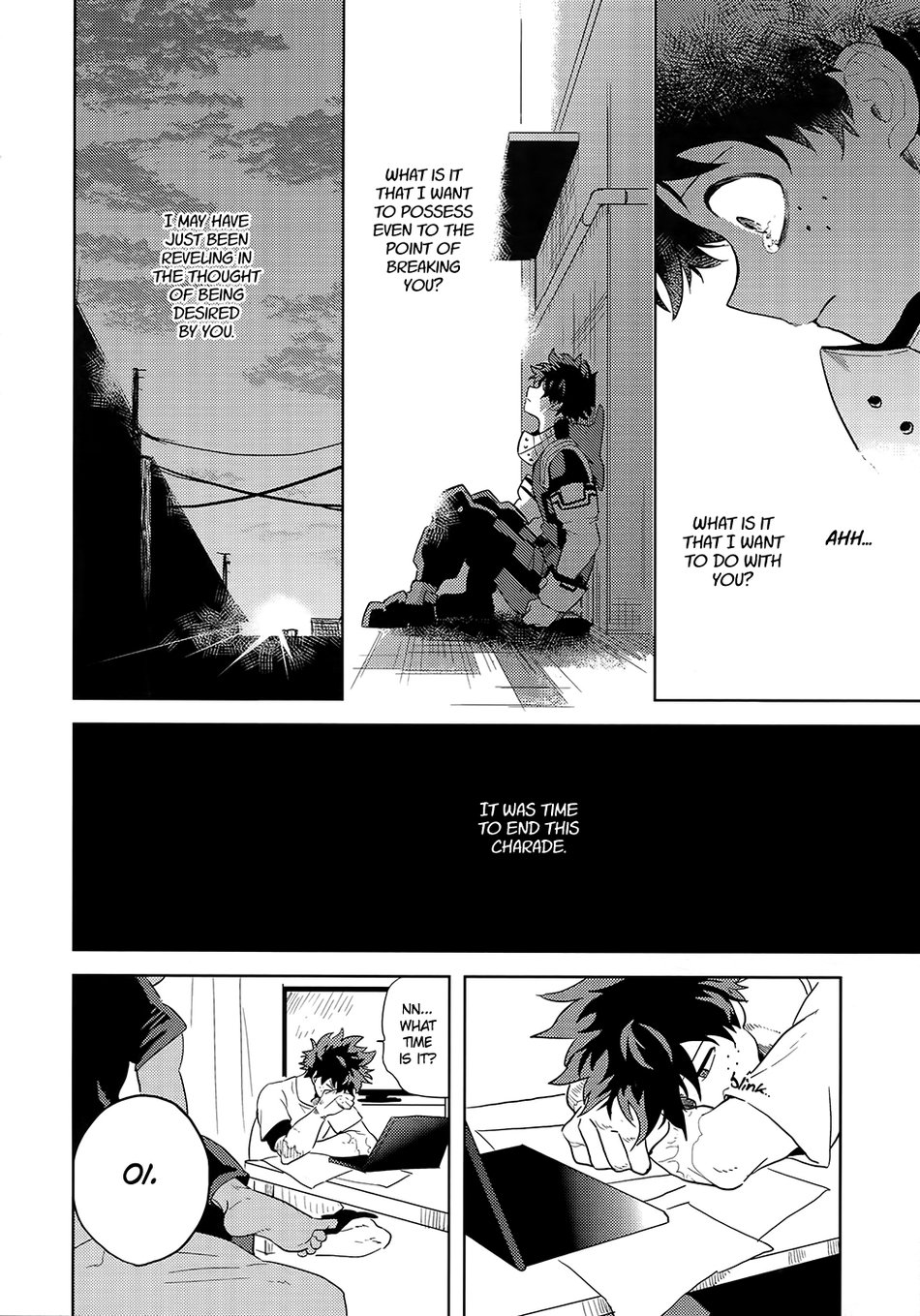 (どうやら出番のようだ!17) [歩行者用信号 (Cai)] 剥離 (僕のヒーローアカデミア) [英訳]