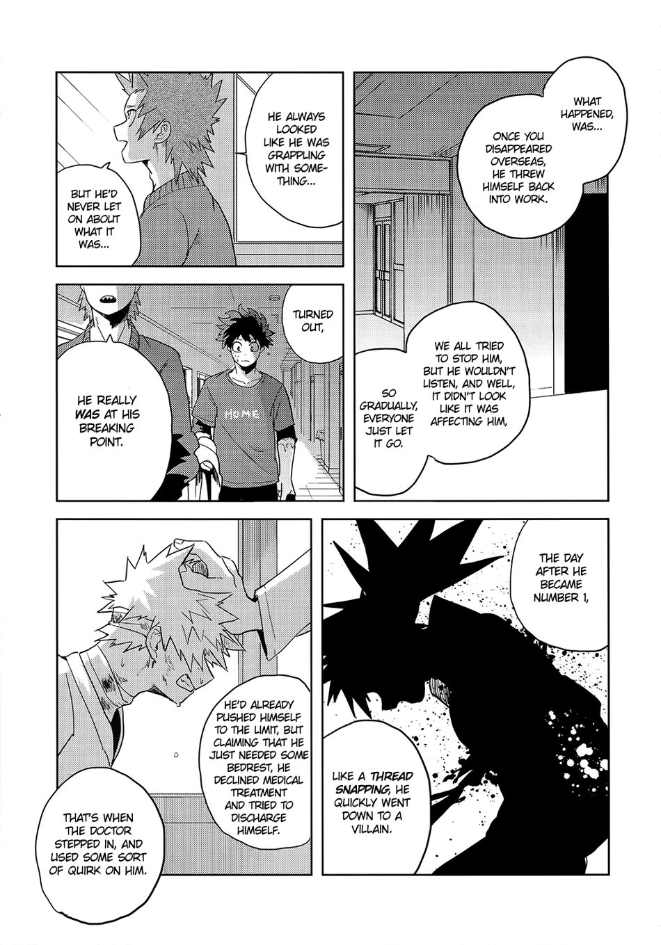 (どうやら出番のようだ!17) [歩行者用信号 (Cai)] 剥離 (僕のヒーローアカデミア) [英訳]