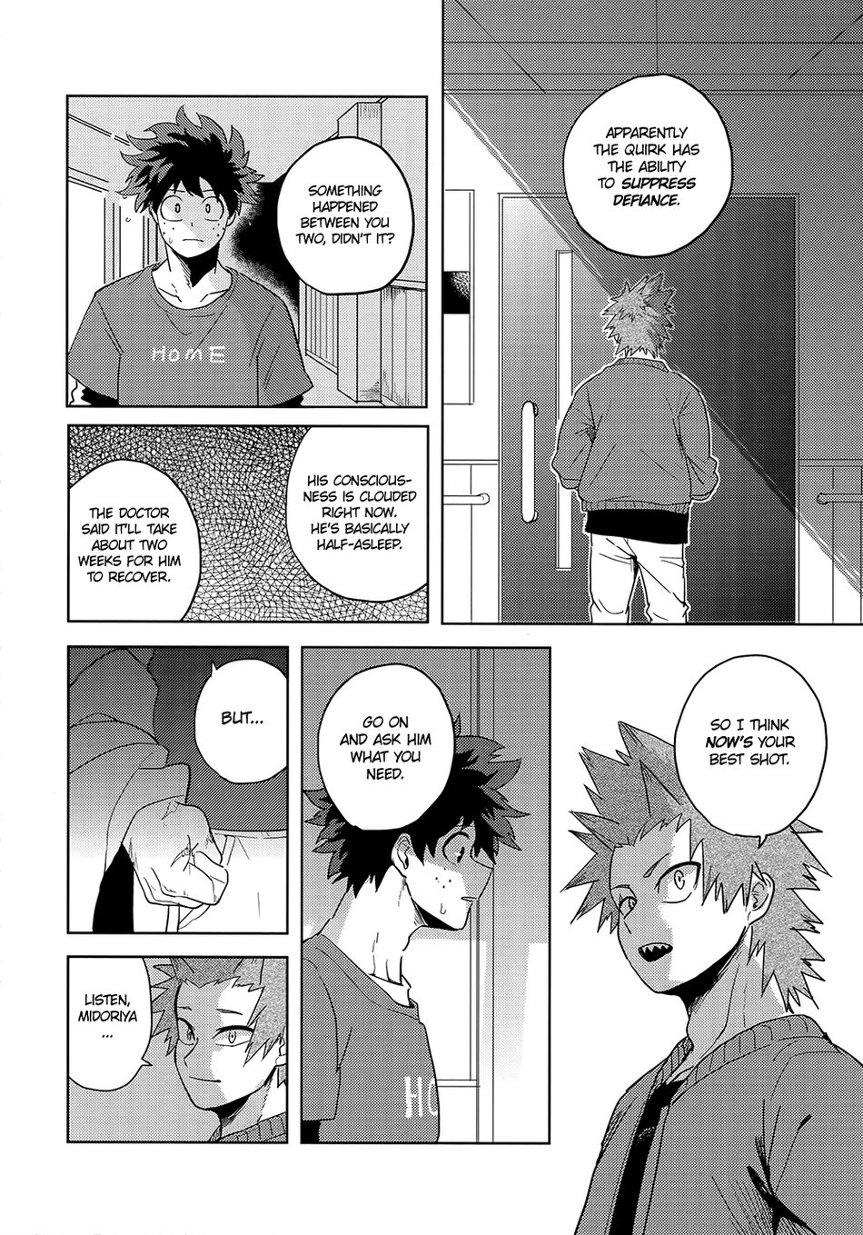 (どうやら出番のようだ!17) [歩行者用信号 (Cai)] 剥離 (僕のヒーローアカデミア) [英訳]