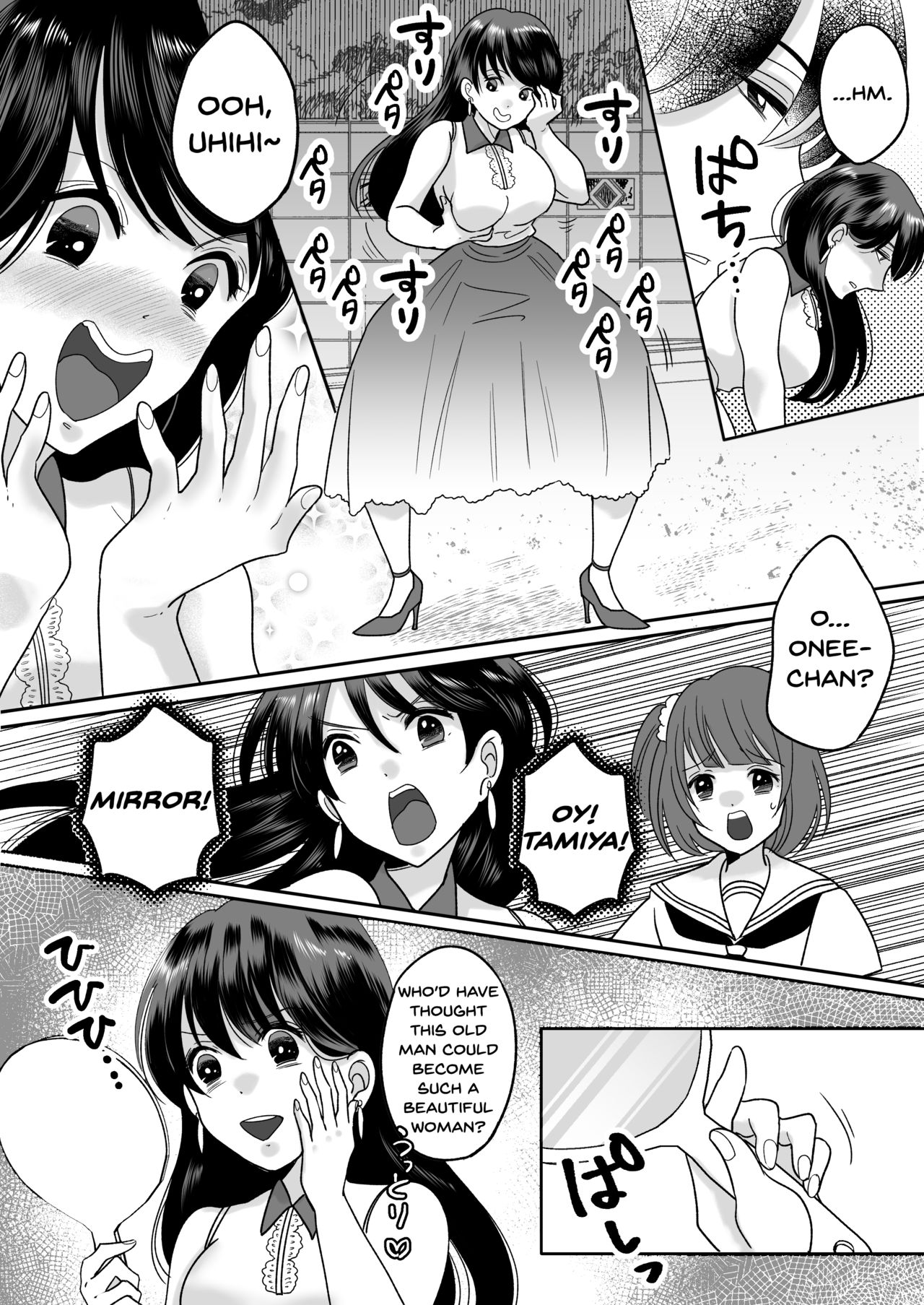 [TSF妄想蓄積所 (皆月ななな、虎島タオ)] 今日からワシがご令嬢 [英訳]
