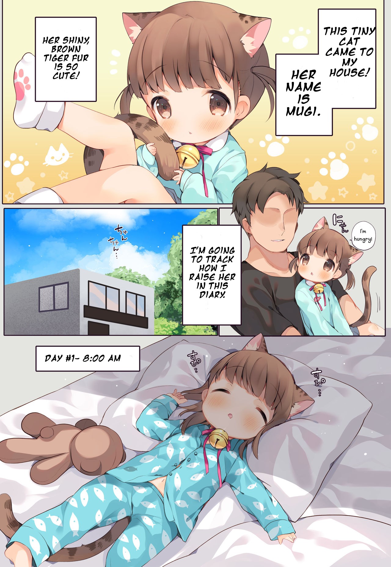 [SUNCHILD (緑葉みんと)] にゃんこいくせいにっき その1 [英訳]