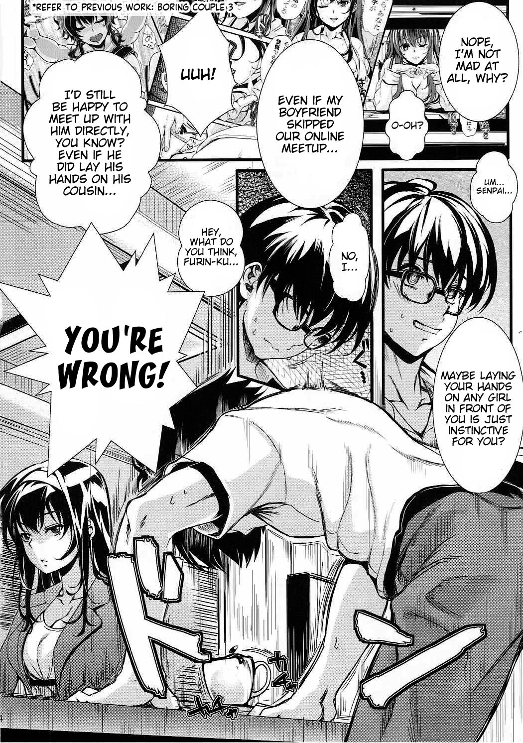 (C90) [町田チェリーボーイズ (クロサワ)] 冴えない男女(ふたり)の致しかた4 (冴えない彼女の育てかた) [英訳]