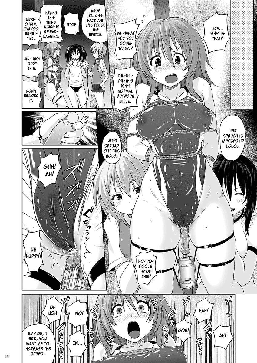 [猫畑 (紫☆にゃ～)] むちむちピンチ競泳水着 [英訳] [DL版]