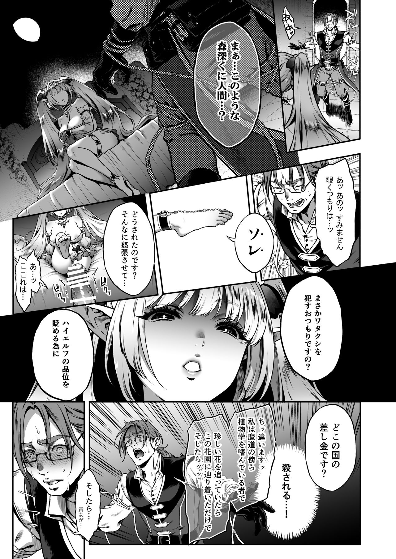 [H.B.A (うさぎなごむ)] 悠久の娼エルフ3「夢幻」前編 [DL版]