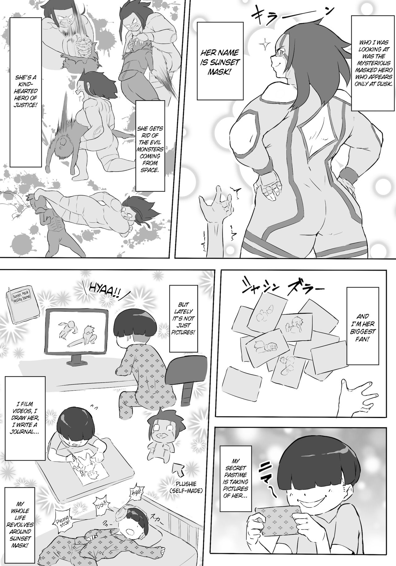 [鬼貴族] 僕はヒーローパラノイア 前編 [英訳]