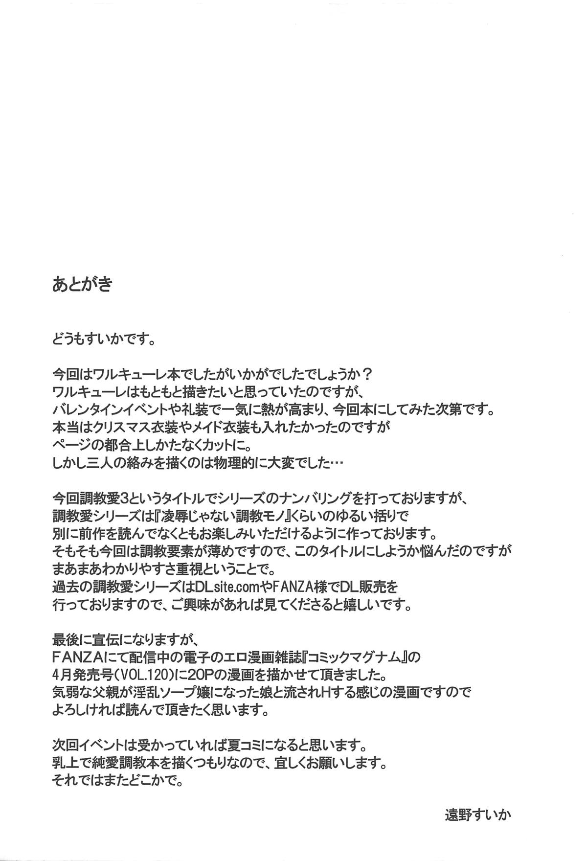 (COMIC1☆15) [大正ロマネスク (遠野すいか)] 調教愛3 (Fate/Grand Order) [中国翻訳]