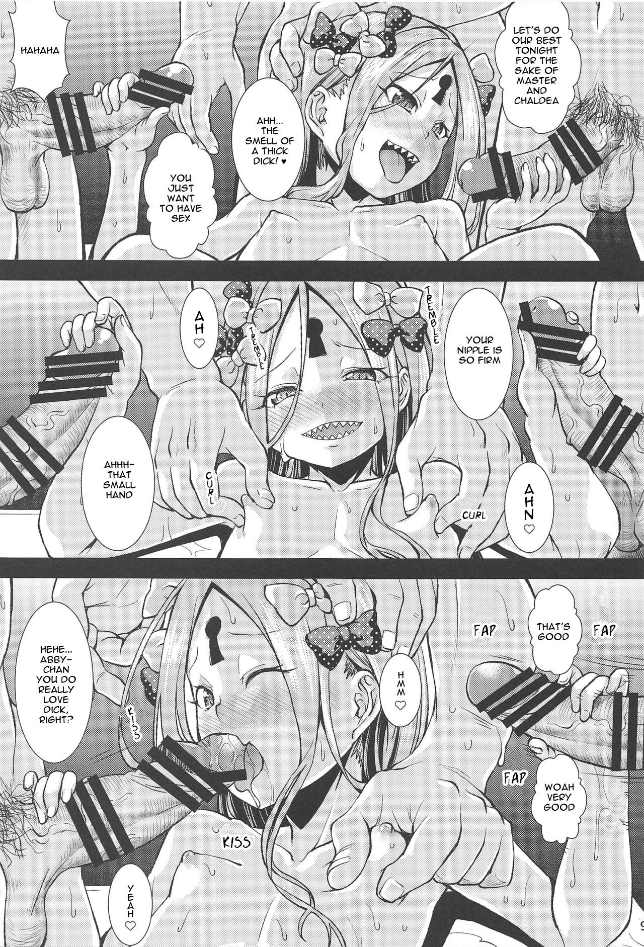 (C97) [異郷 (山崎かな)] アビーと帳の誘蛾湯 (Fate/Grand Order) [英訳]