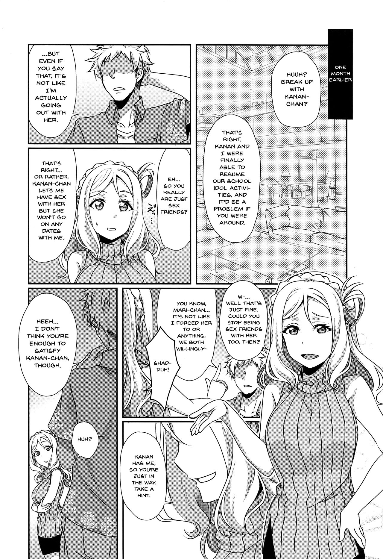 [梟の郵便屋さん (上戸ルリ)] 扇情のシンデレラ3 (ラブライブ! サンシャイン!!) [英訳]