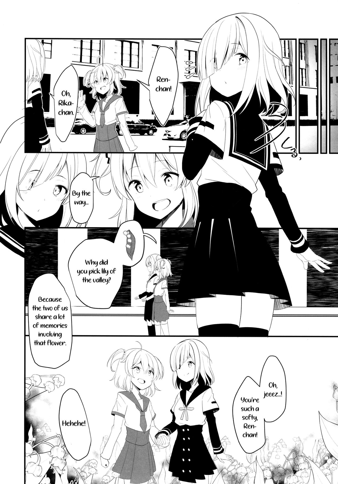 (C95) [ハウス栽培もち (白玉もち、ボブキャ)] スズランの花言葉 (マギアレコード 魔法少女まどか☆マギカ外伝) [英訳]