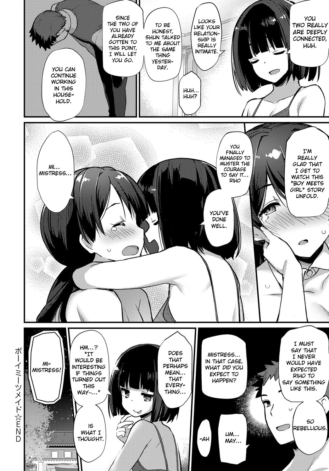 [ばつ] ボーイミーツメイド 後編 (COMIC アンスリウム 2019年4月号) [英訳] [DL版]