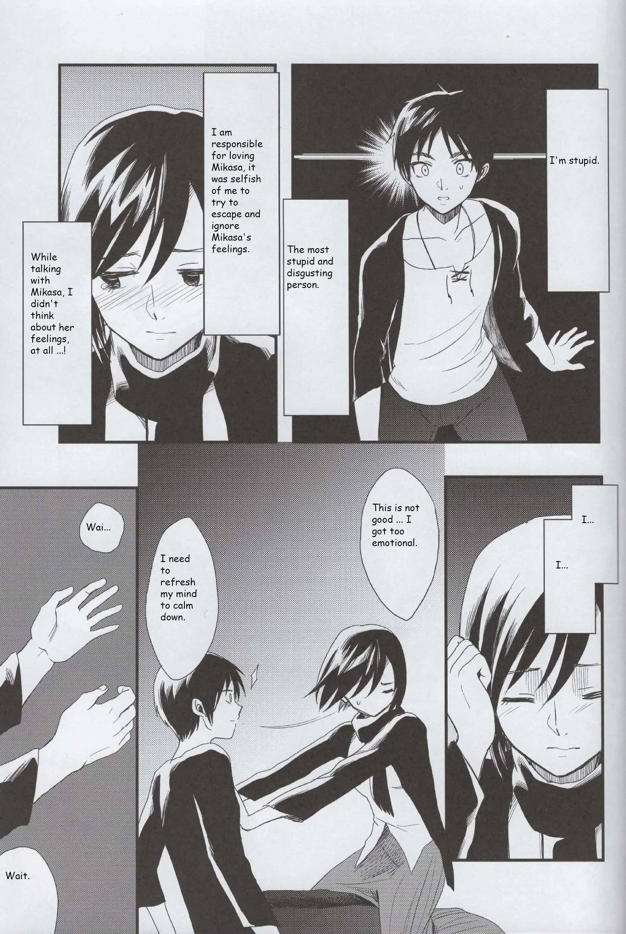 (SUPER23) [ポリたべ。 (知萩ごまめ)] 愛のロマンス 後編 (進撃の巨人) [英訳]