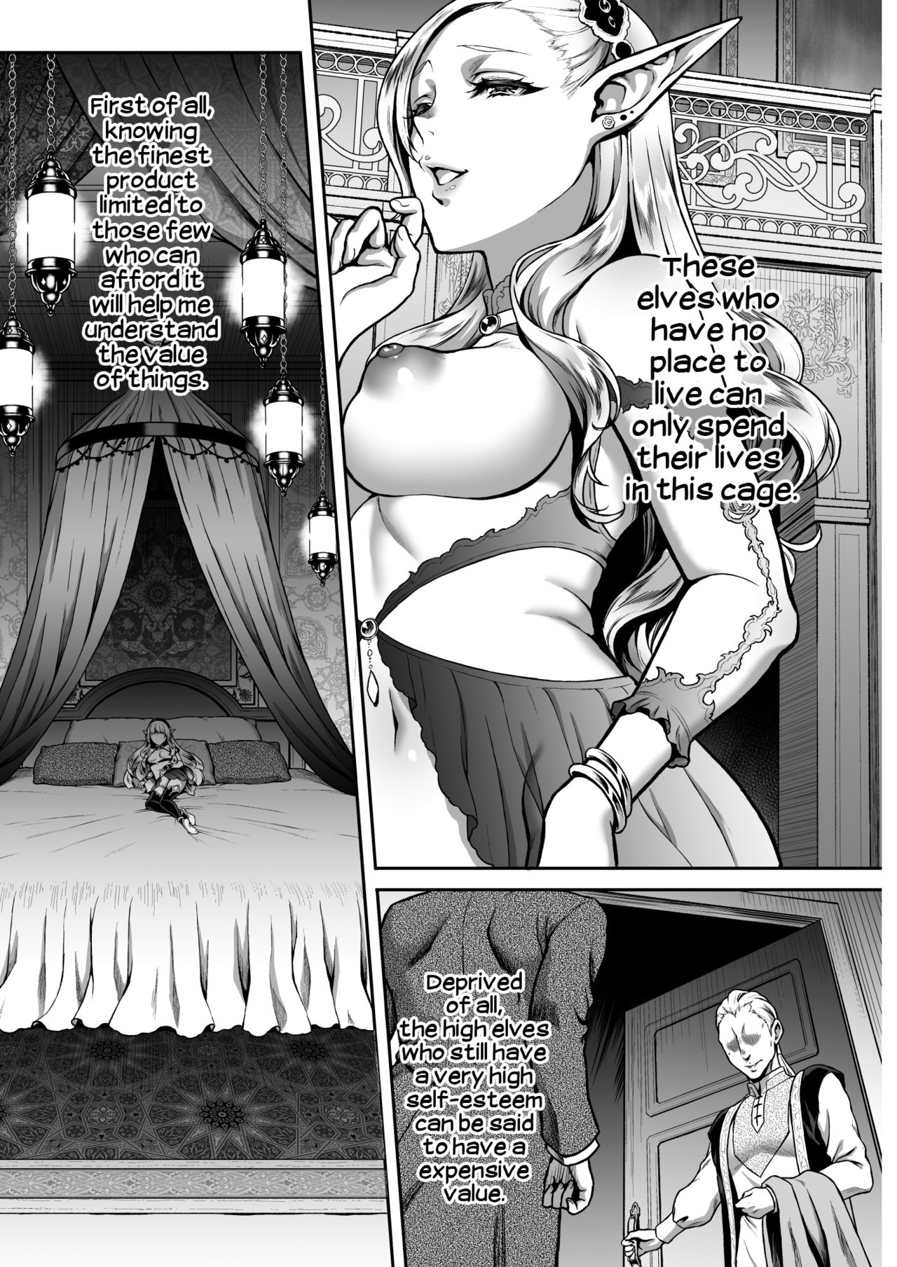 [H.B.A (うさぎなごむ)] 悠久の娼エルフ1「毒蛇」 [英訳] [DL版]