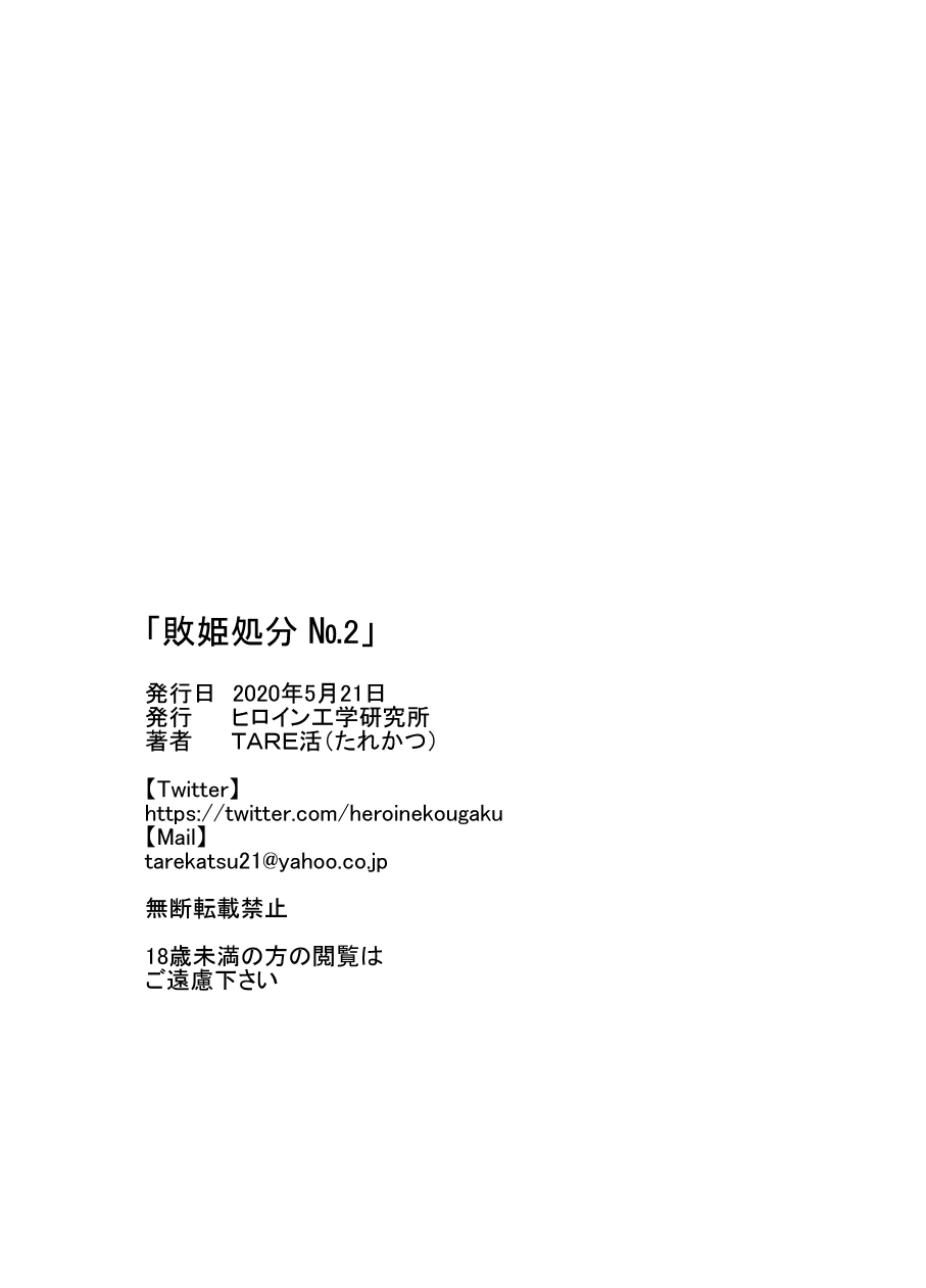 [ヒロイン工学研究所 (TARE活)] 敗姫処分 不知火舞 No.2 (キング･オブ･ファイターズ)