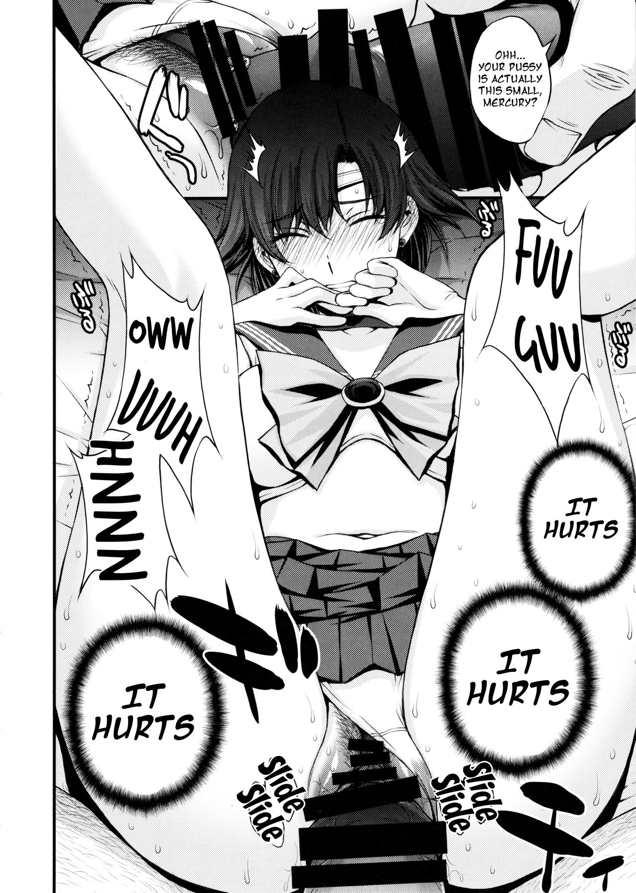 (C97) [秘密結社M (北原亜希)] マーキュリーの処女喪失で一発ヌきたい！ (美少女戦士セーラームーン) [英訳]