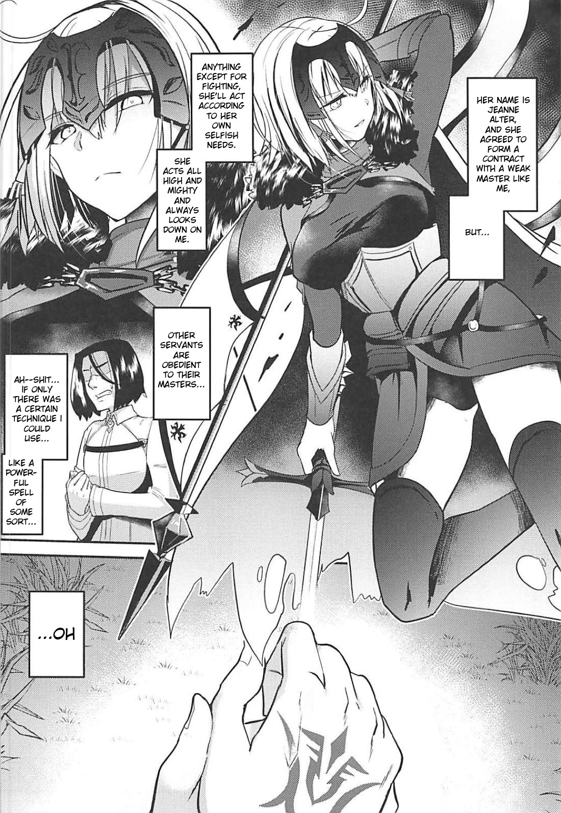 (C94) [空想モノクローム (あび)] ジャンヌオルタドすけべ催眠 (Fate/Grand Order) [英訳]