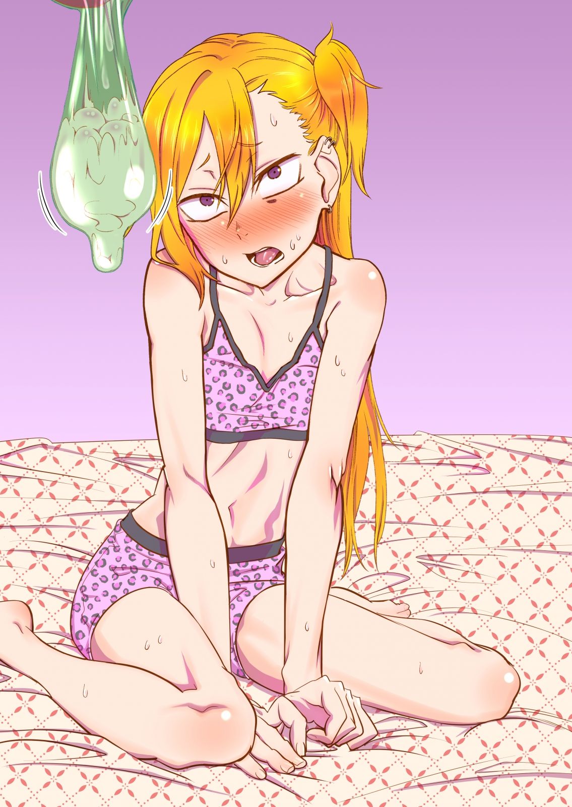 [にらみっ子工場] 金髪ヤンチャ系な彼女との暮らし方2・前編