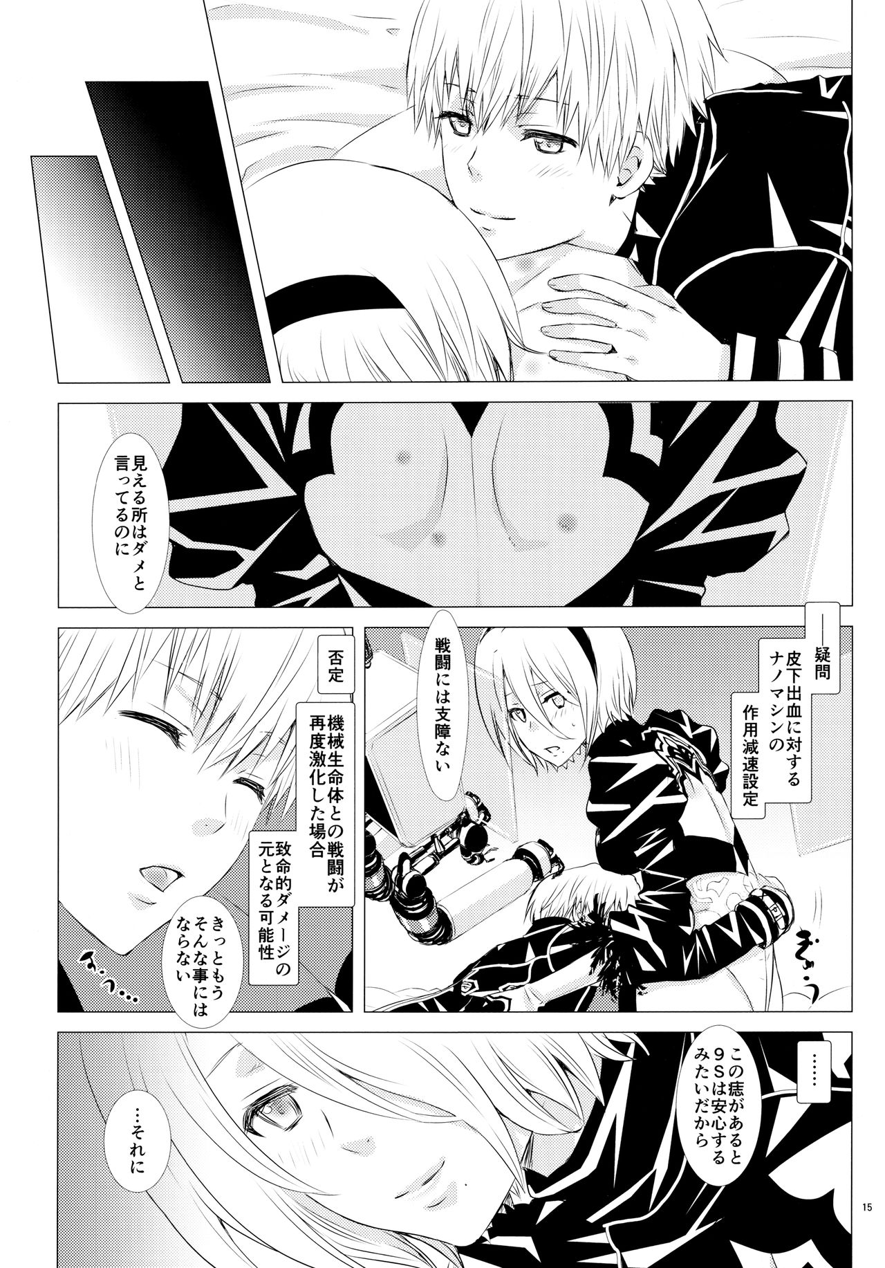 (SPARK12) [兎座堂 (エヌ、るあ)] 雪ニ散ル紅 (ニーア オートマタ)