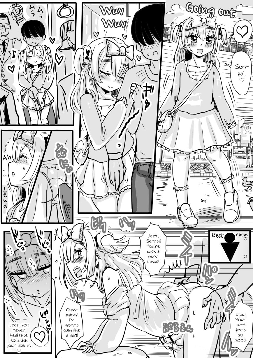 [わむショ (わむこ)] あおいくんは彼女になりたい男の娘♂ [英訳]