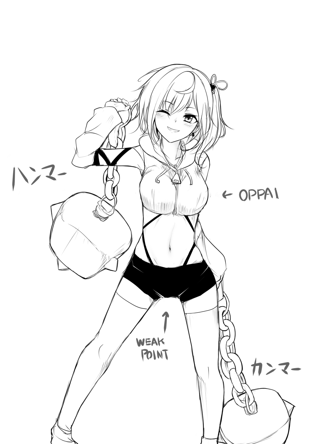 [団扇涼納言] デスハンマーガール