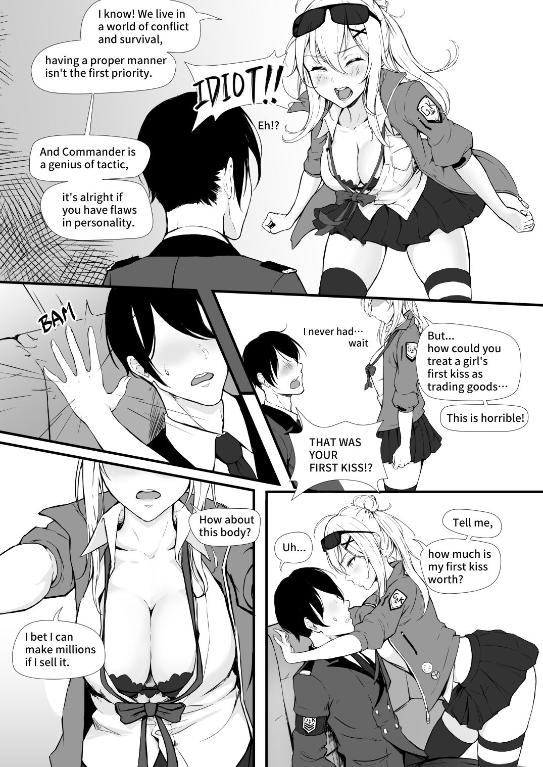 [ElisKalti] 一個吻價值幾顆鑽石? (少女前線) [英語] [DL版]
