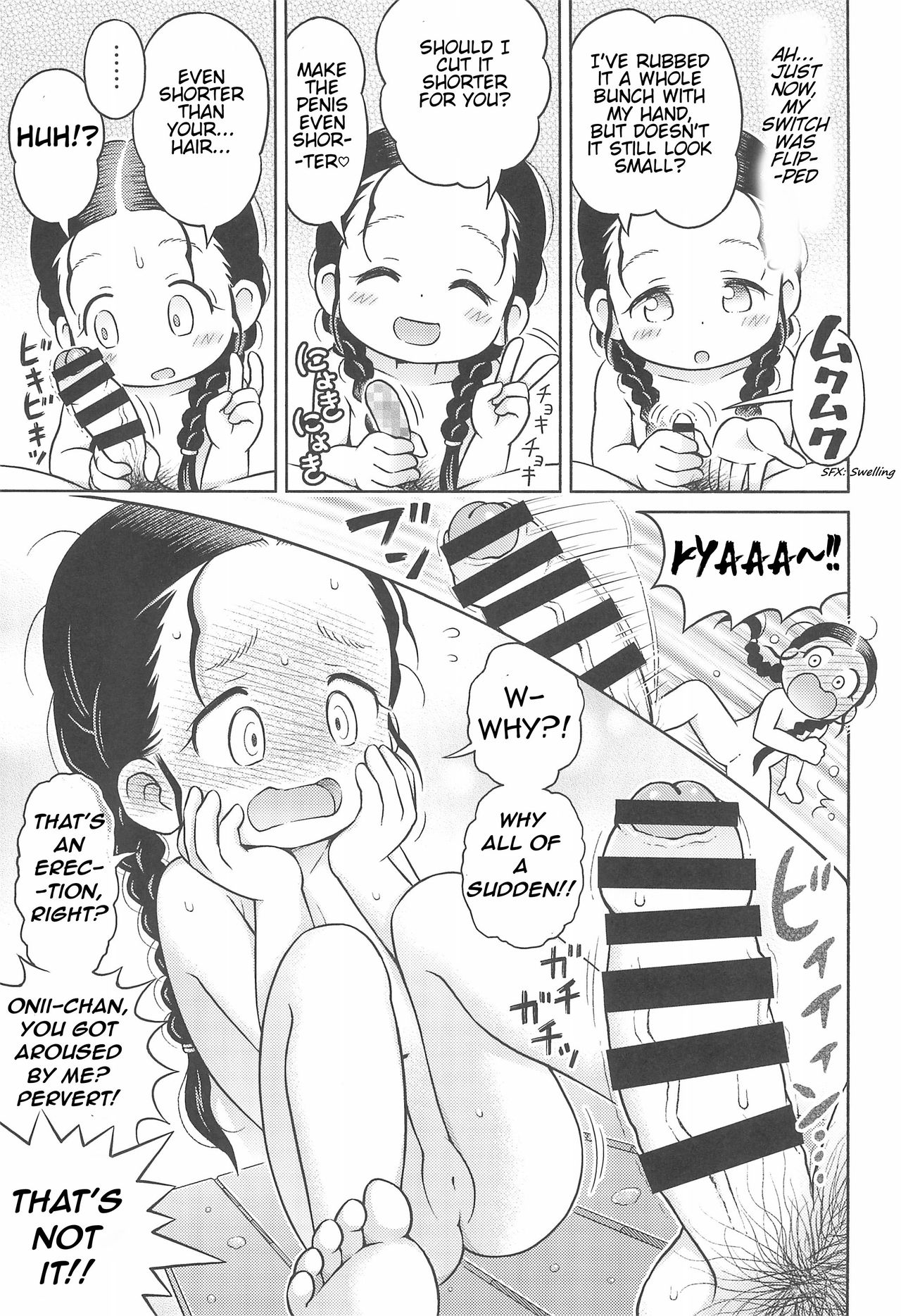 (C93) [セクシャルハラショー (らすと～)] 妹が風呂場で思いっきり いじくり回してきた。[英訳]