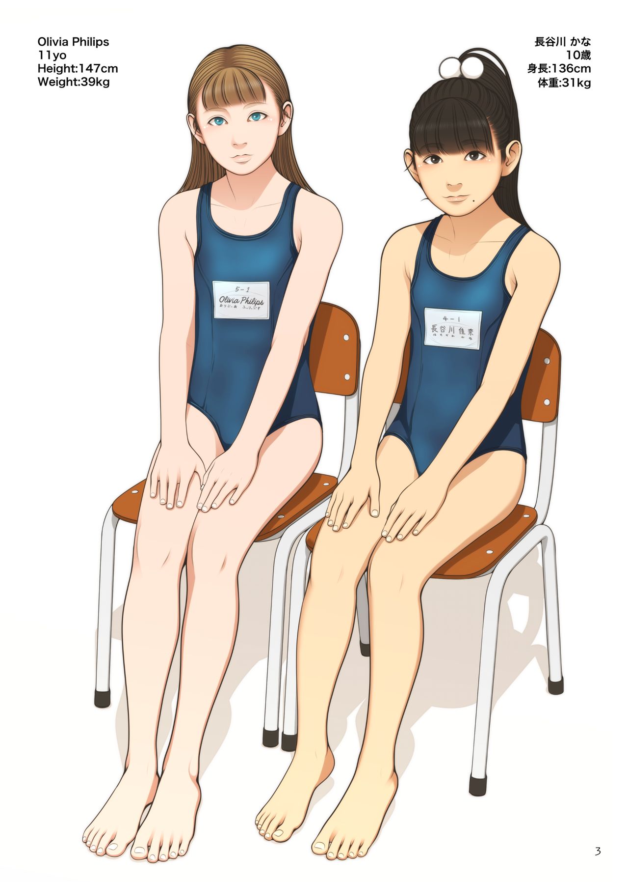 [保田塾 (保田やすひろ、伸長に関する考察)] 子ども身体所見 [DL版]