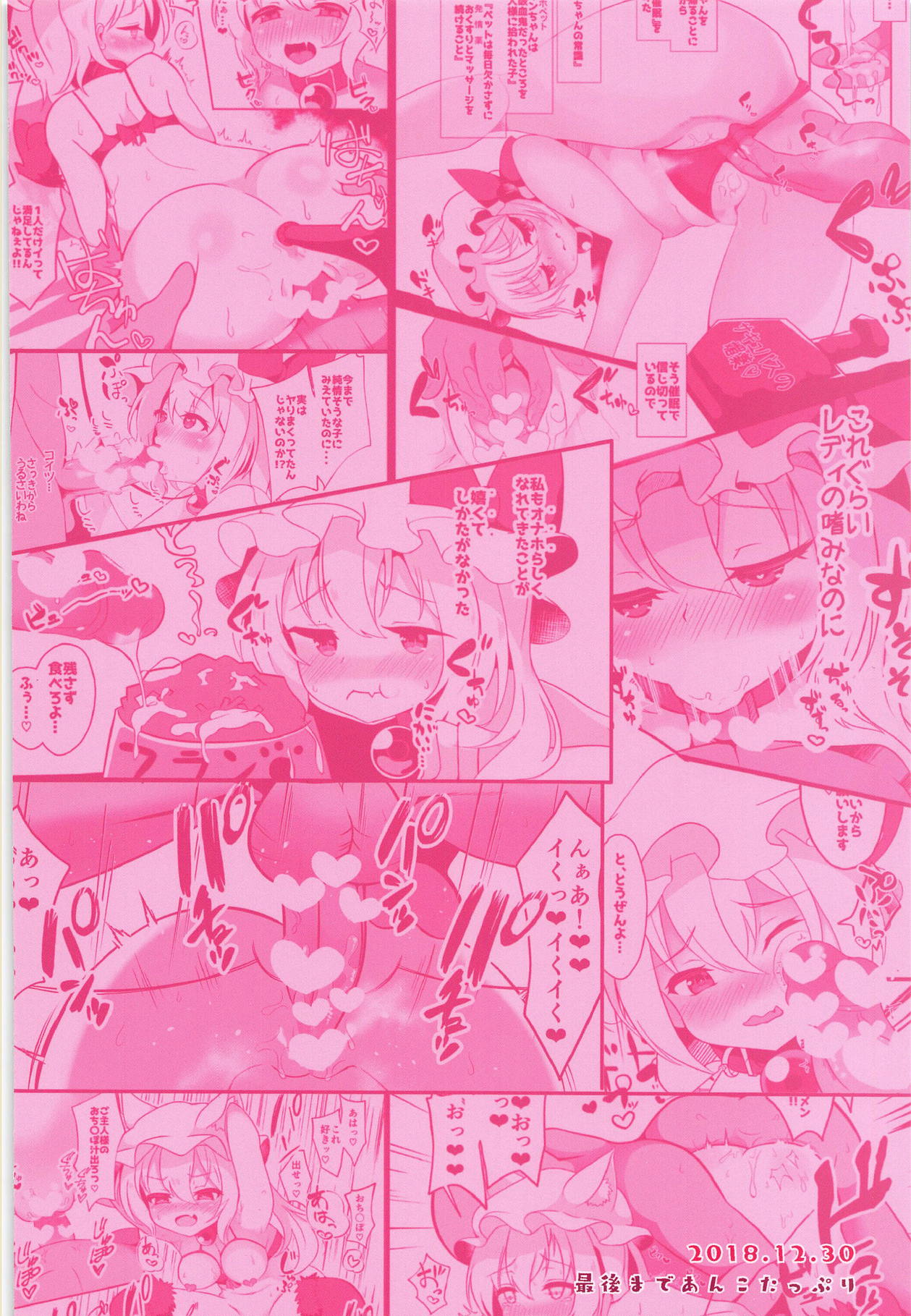 (C95) [最後まであんこたっぷり (秋葉もなか)] 可愛い吸血鬼の手懐け方 (東方Project)