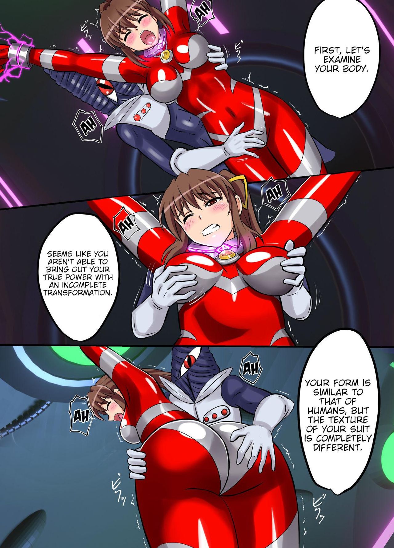 [変画屋 (asu)] アルティメットレナ 第4話 宇宙人の罠!不完全変身! (ウルトラマン) [英訳]