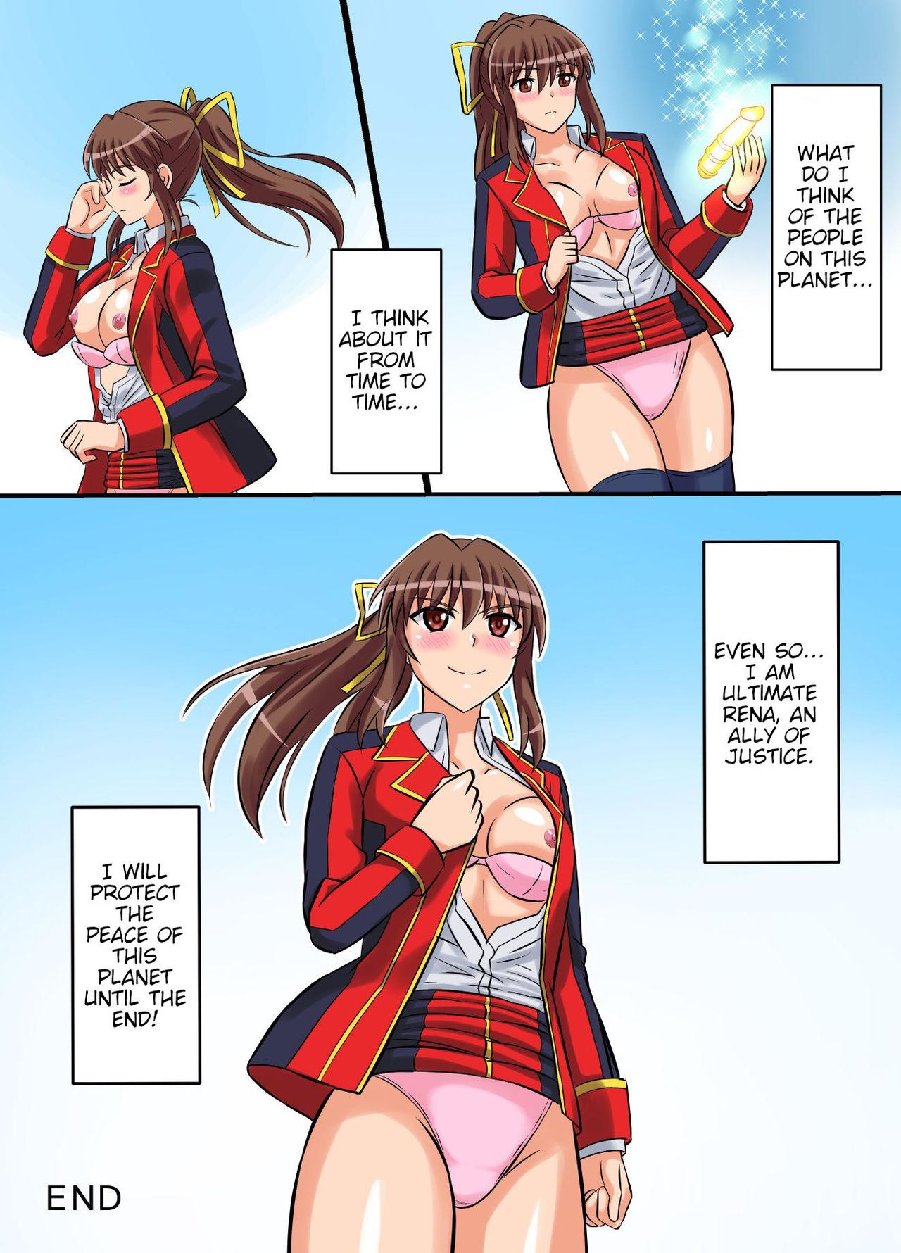 [変画屋 (asu)] アルティメットレナ 第4話 宇宙人の罠!不完全変身! (ウルトラマン) [英訳]