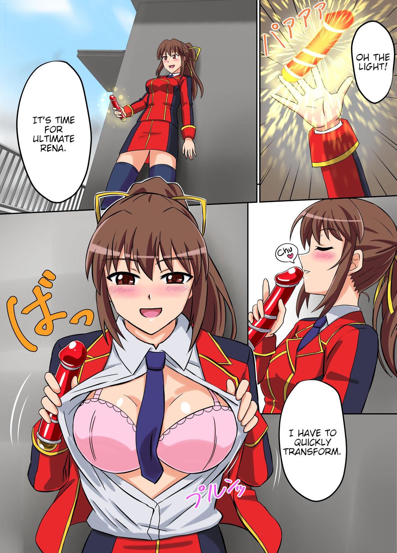 [変画屋 (asu)] アルティメットレナ 第4話 宇宙人の罠!不完全変身! (ウルトラマン) [英訳]