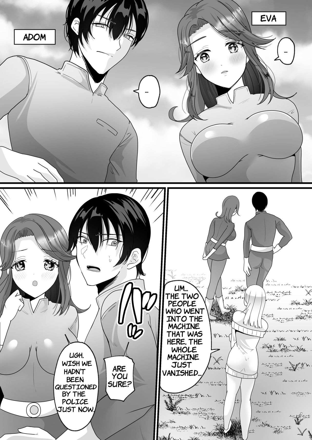 [真城の秘宝館 (羅ぶい)] 女体化でタイムスリップ!?原始世界で悪友と夫婦生活!? [英語]