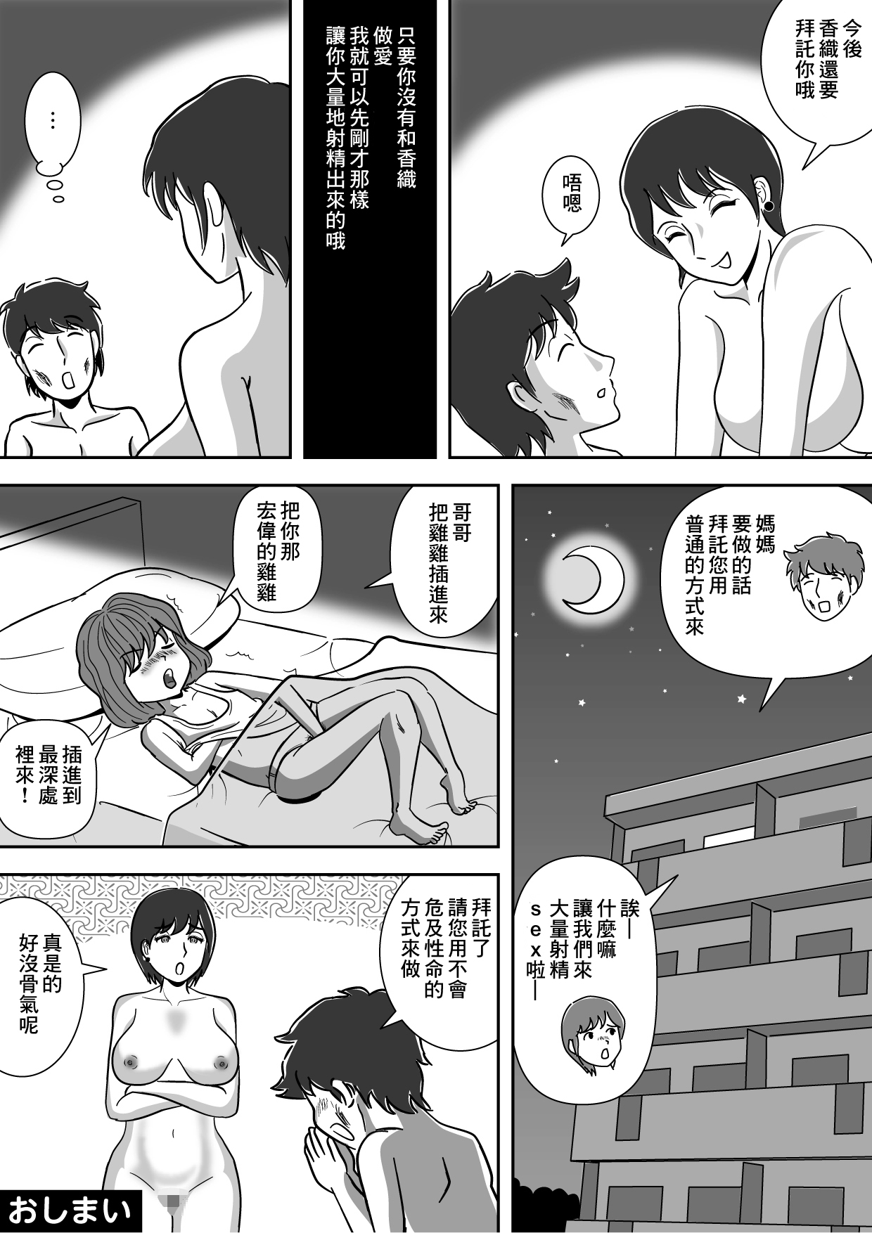 [桃尻ハッスル堂] 妹のオナニーを手伝う兄 それを見守る母 [中国翻訳]