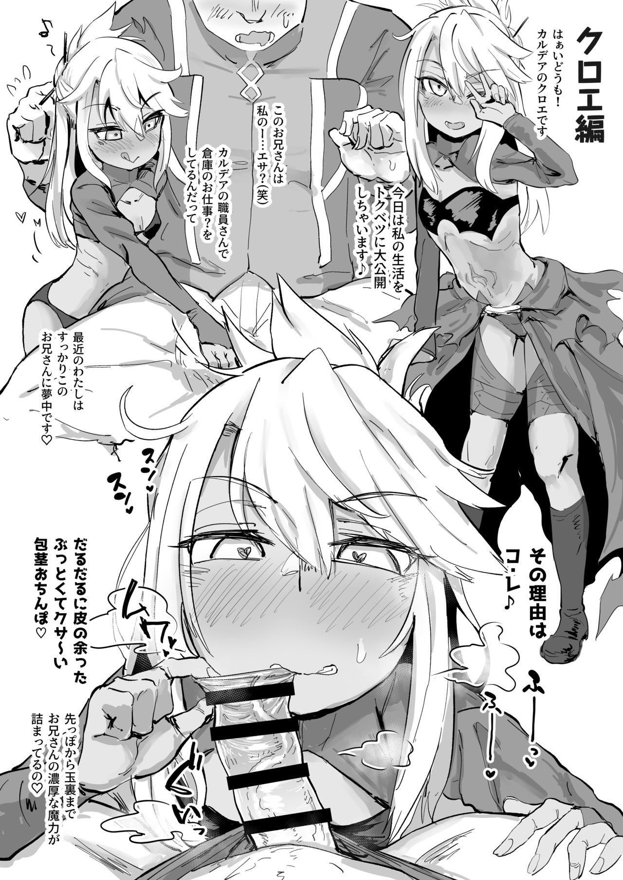 [あのんの大洪水伝説 (あのん2億年)] カルデア性交日誌 クロエ編&マシュ編 (Fate/Grand Order) [DL版]