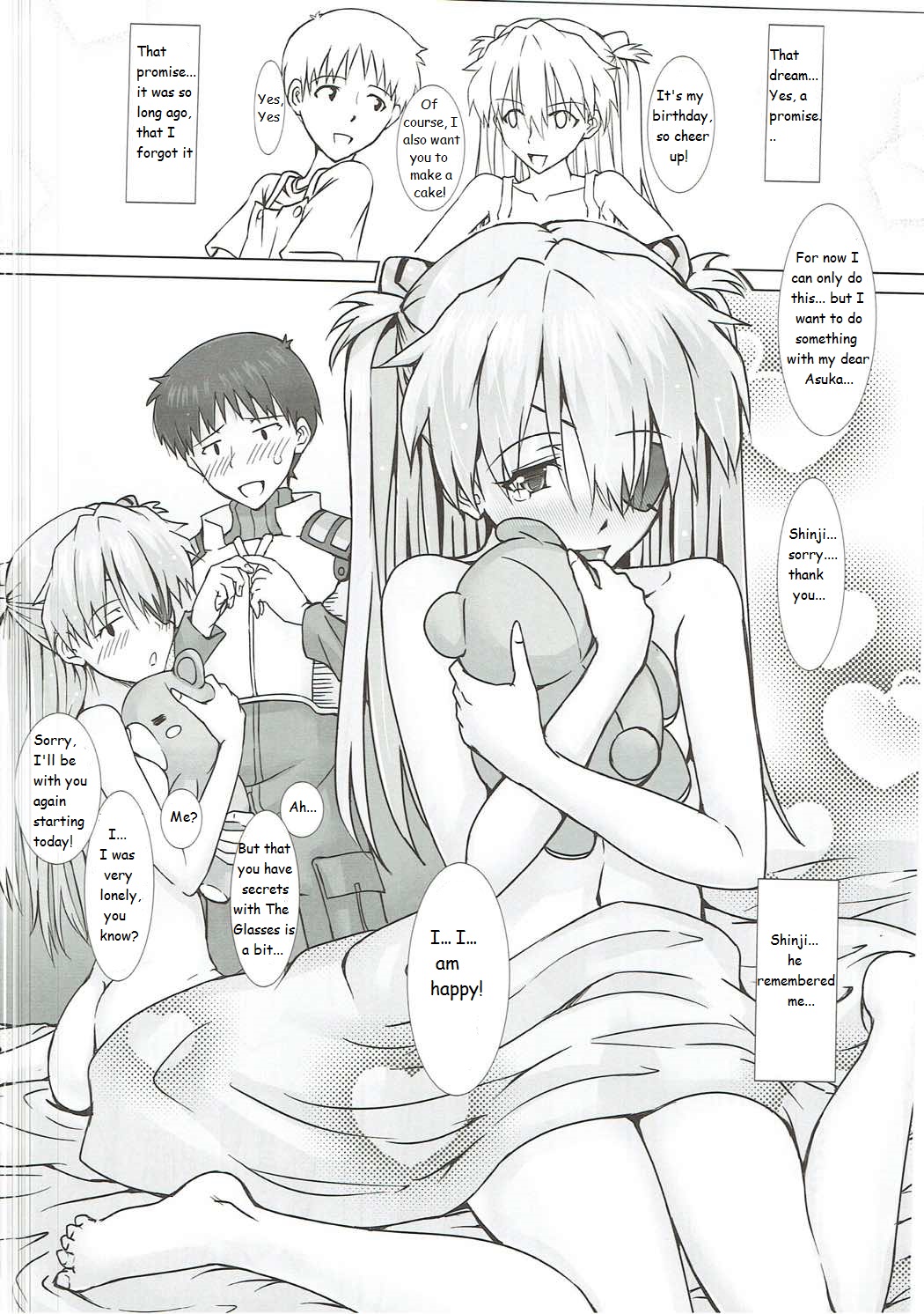 (C88) [ケダモノ屋さん (真っ赤なケダモノ)] もう一度ハッピーバースデーを君に (新世紀エヴァンゲリオン) [英訳]