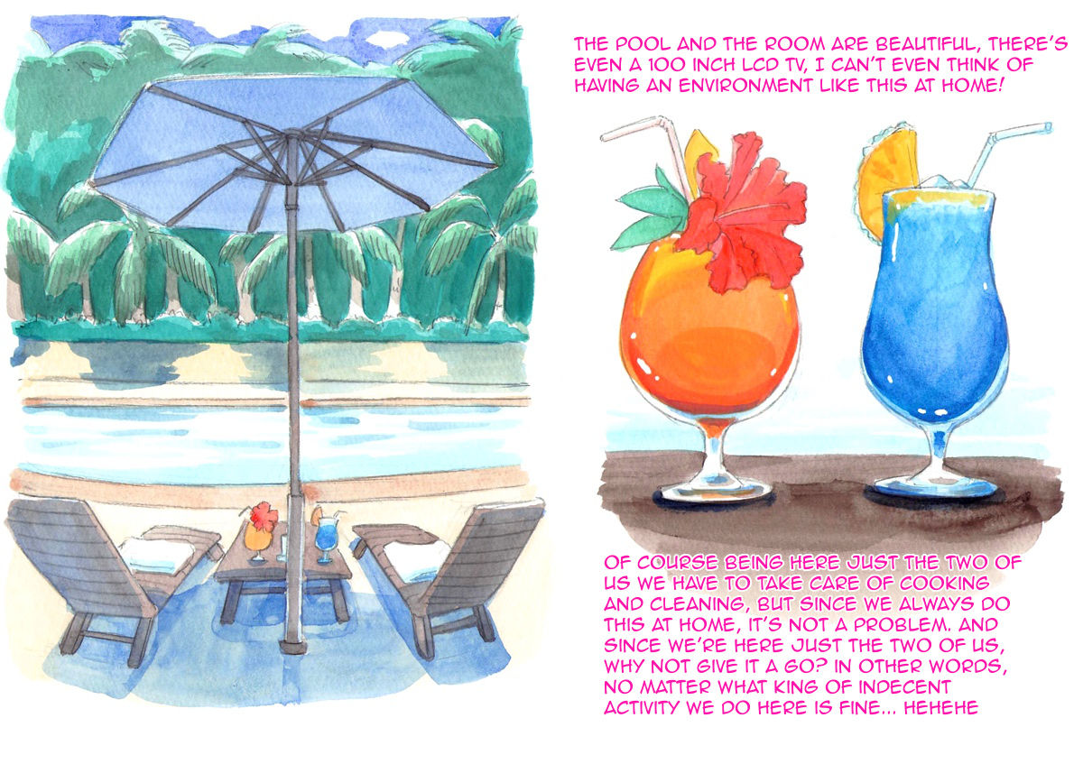 [pink-noise (みずいろめがね)] やっぱりパパが好き ～プライベートプール～ [英訳]