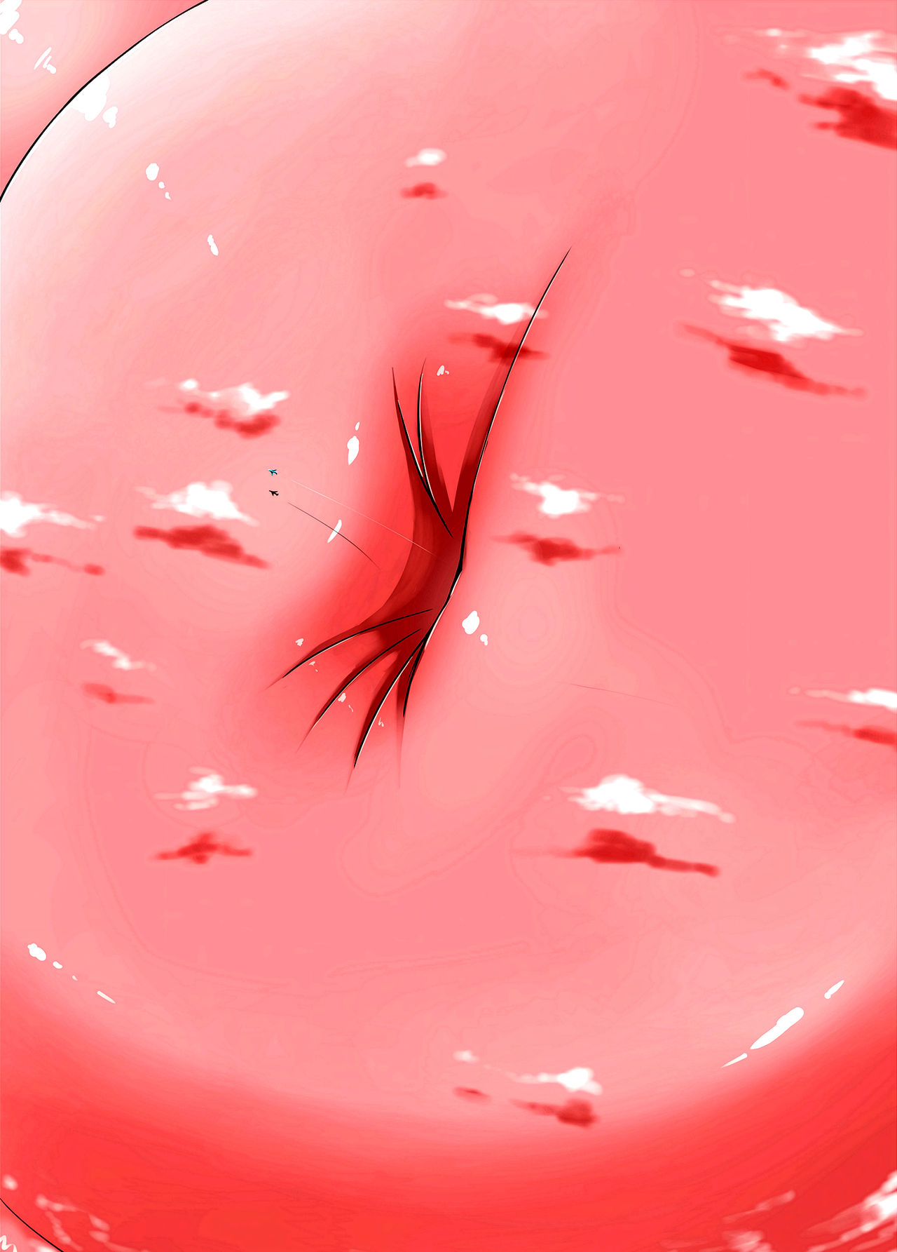 [おちこにうむ (寺田落子)] 超巨大おばさん上陸 [無字] [カラー化] [DL版]