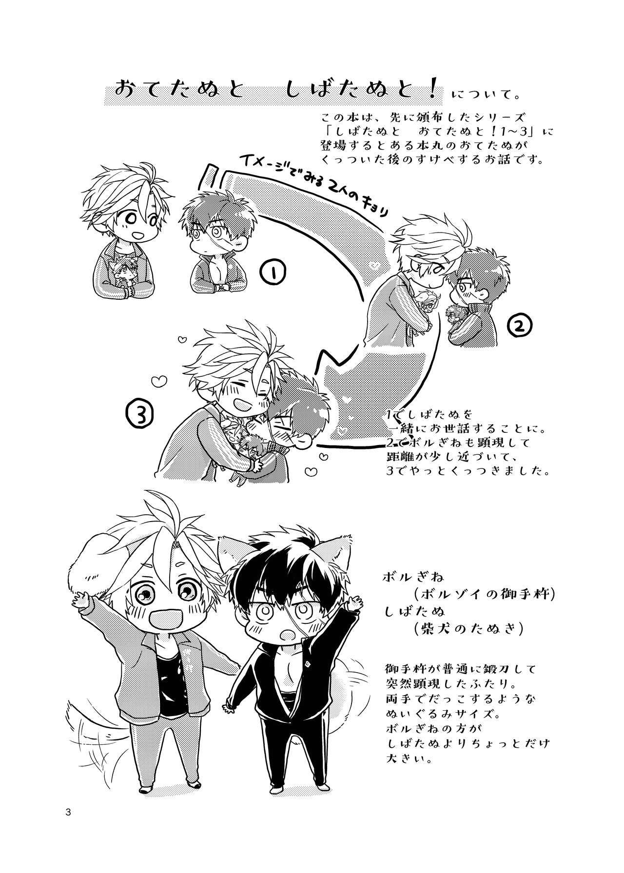 おてたぬと柴たぬと！