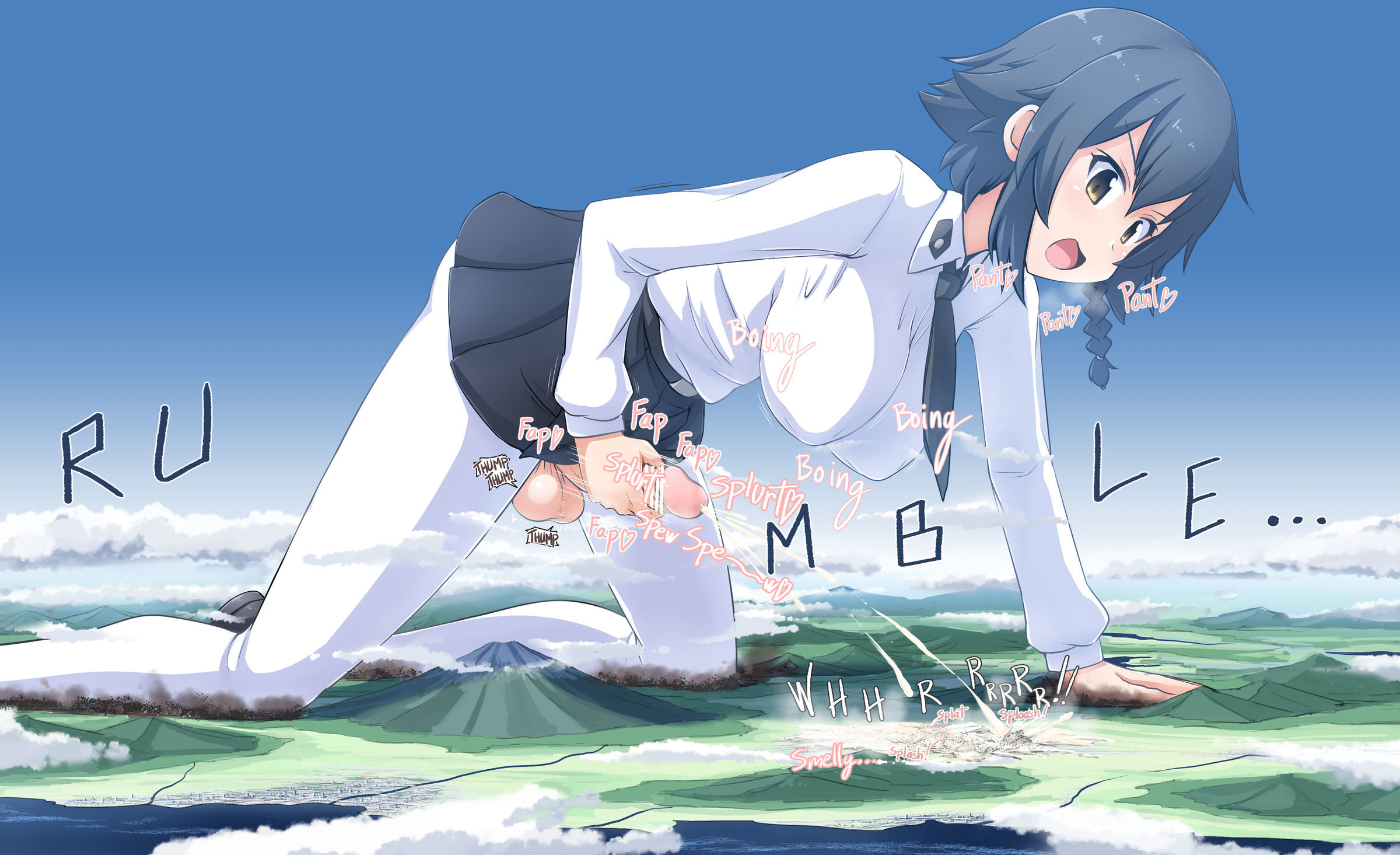 超巨大ふたなりペペローニ