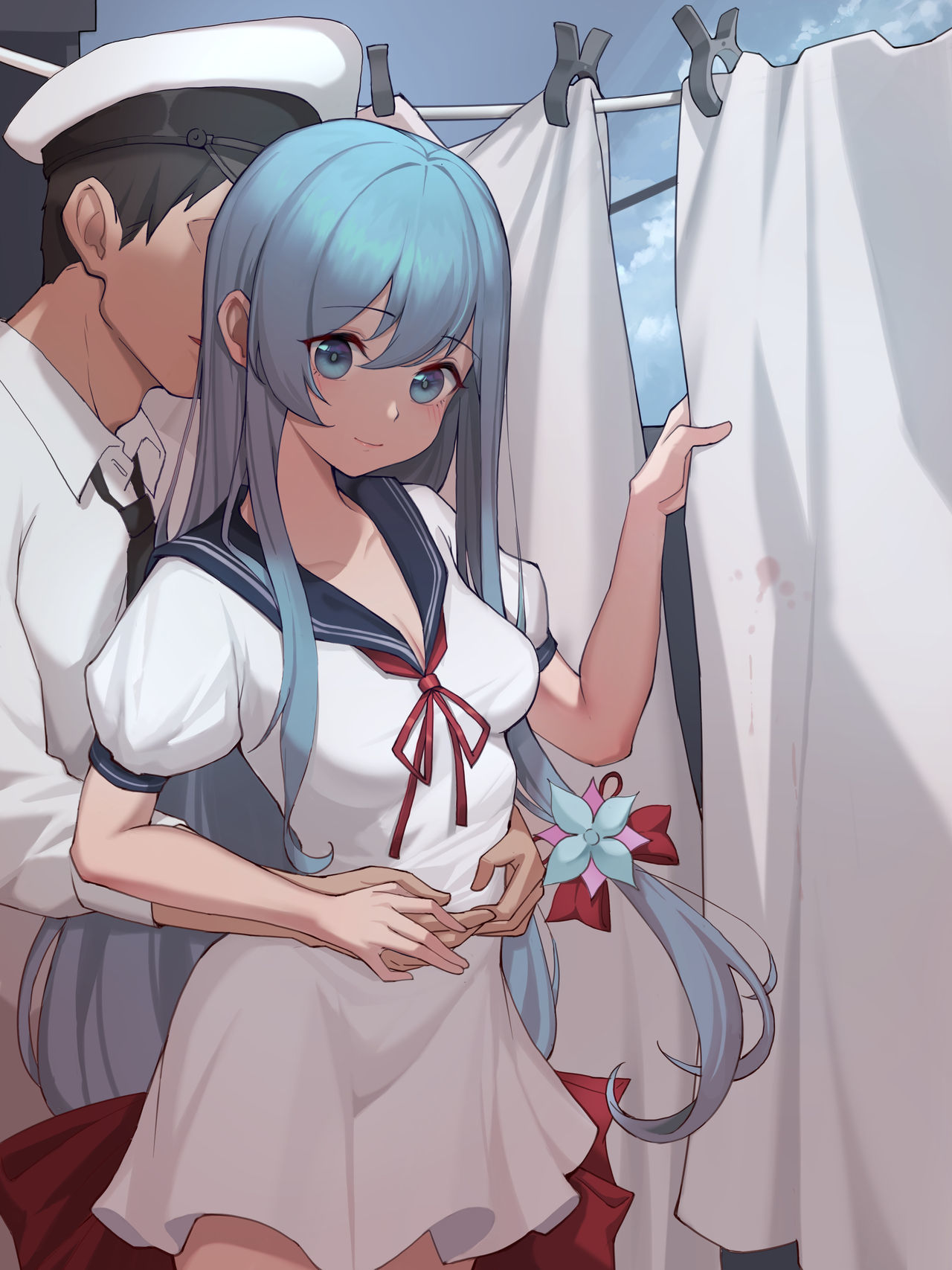 幼妻白雪和夏夜的棉被