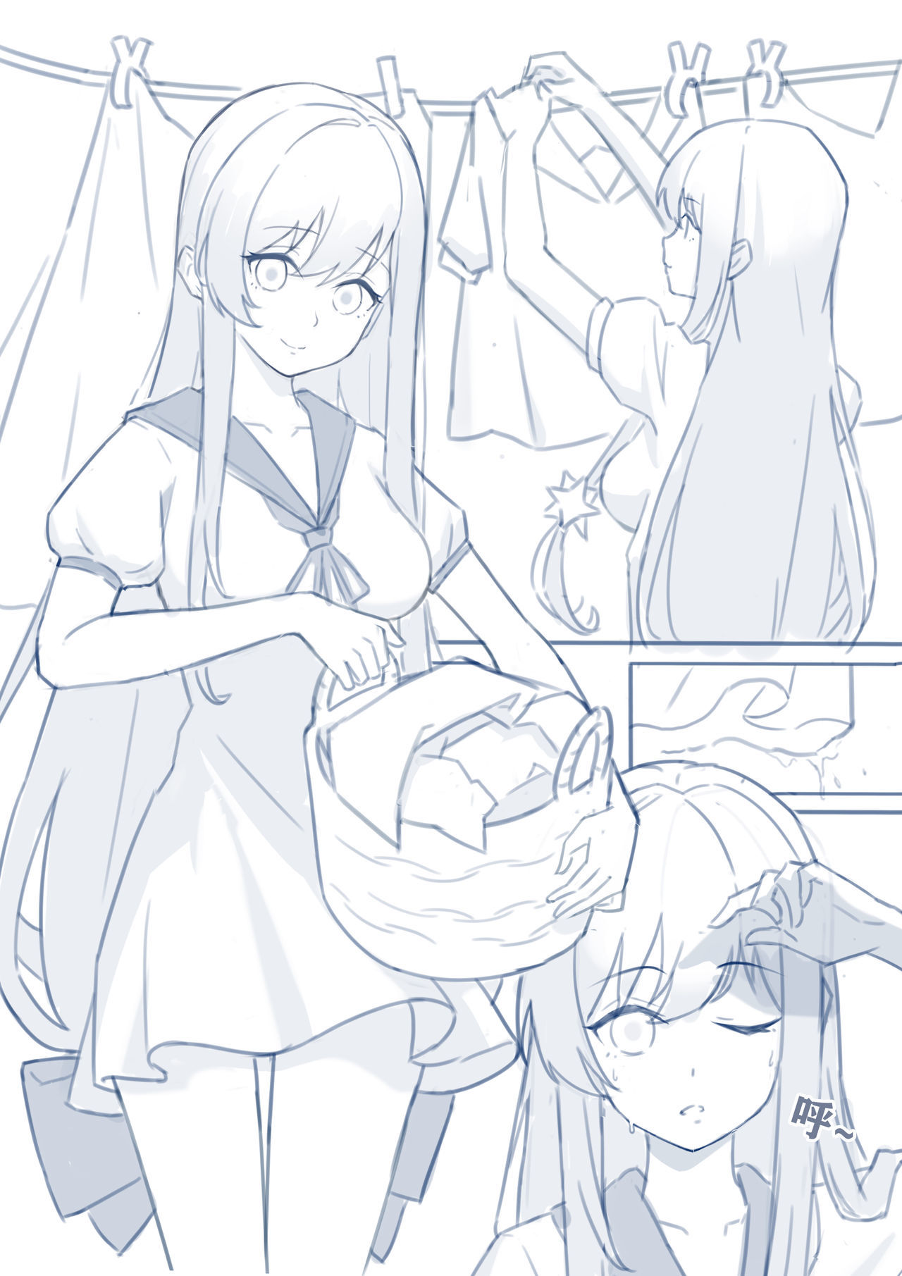 幼妻白雪和夏夜的棉被