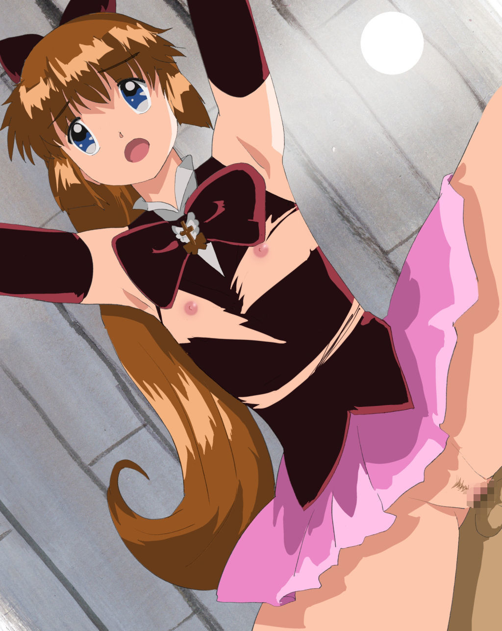 捕らえられた怪盗少女