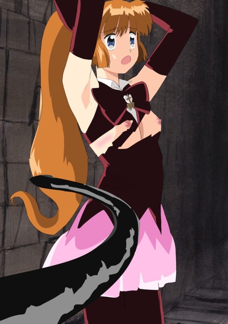 捕らえられた怪盗少女