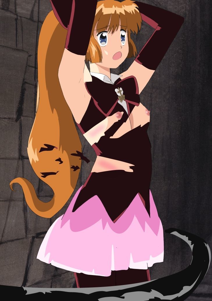 捕らえられた怪盗少女