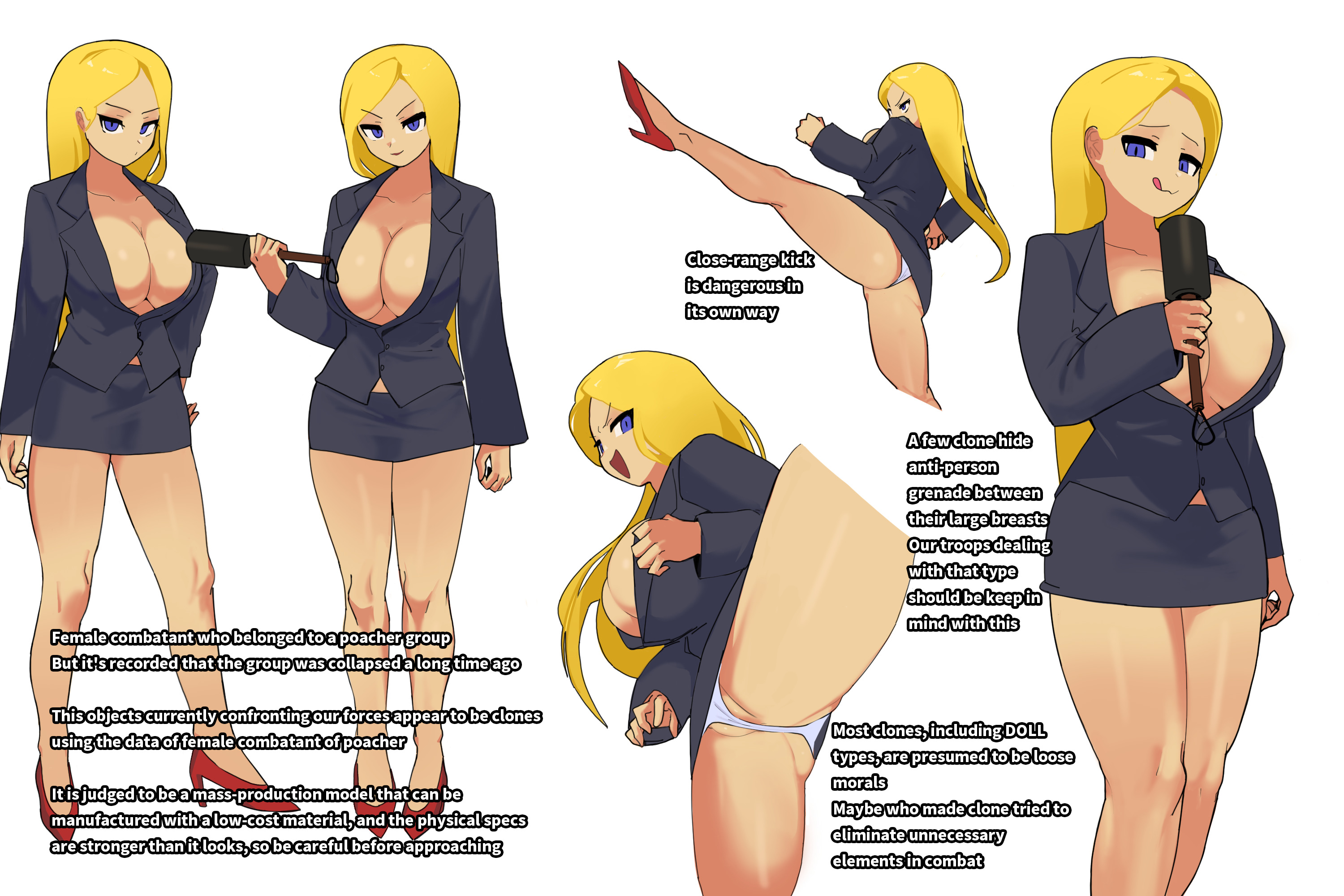 女性戦闘データVol。 1