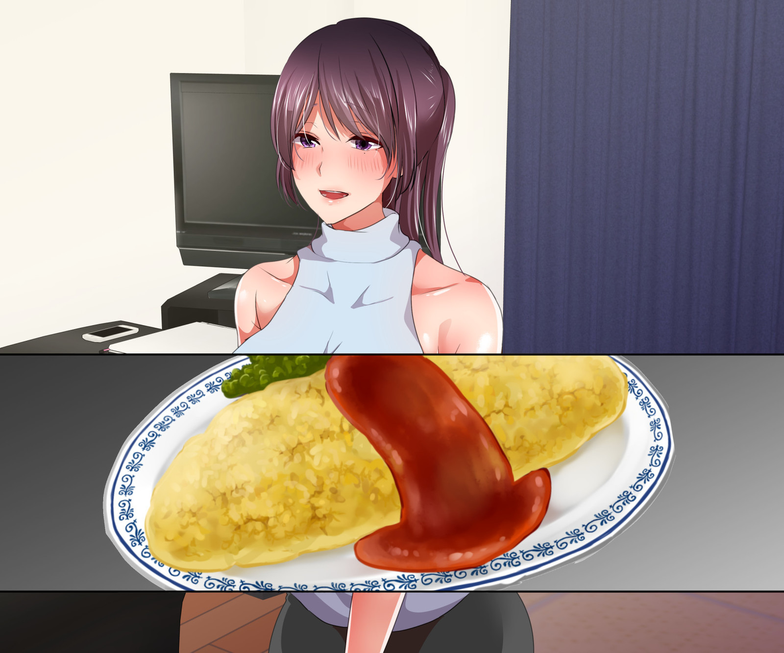 スクイーズ妻との軽薄な愛情のある匂いセックス