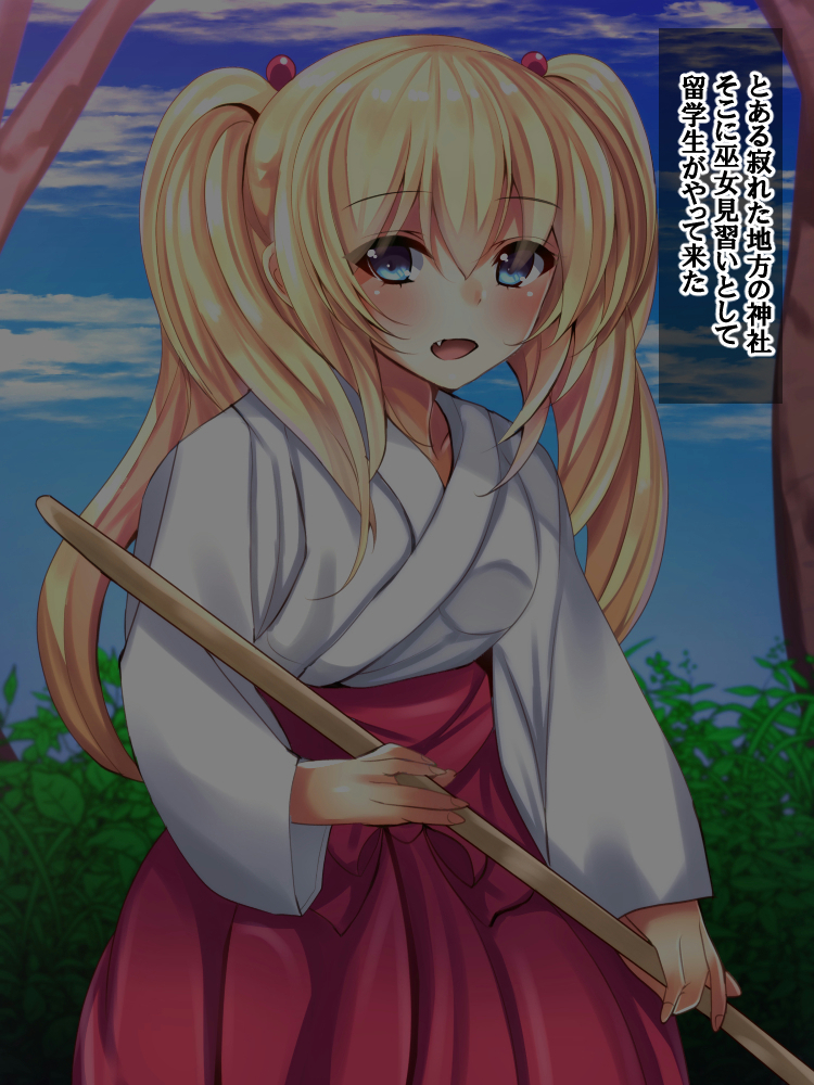 留学生巫女と稲中の式 留学生巫女と稲中の式