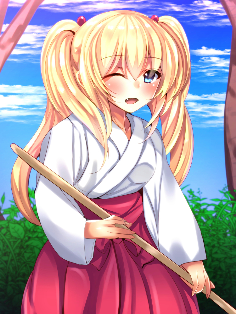 留学生巫女と稲中の式 留学生巫女と稲中の式