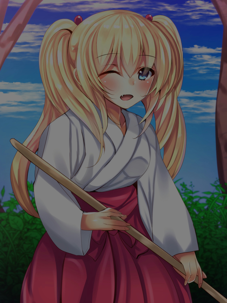 留学生巫女と稲中の式 留学生巫女と稲中の式