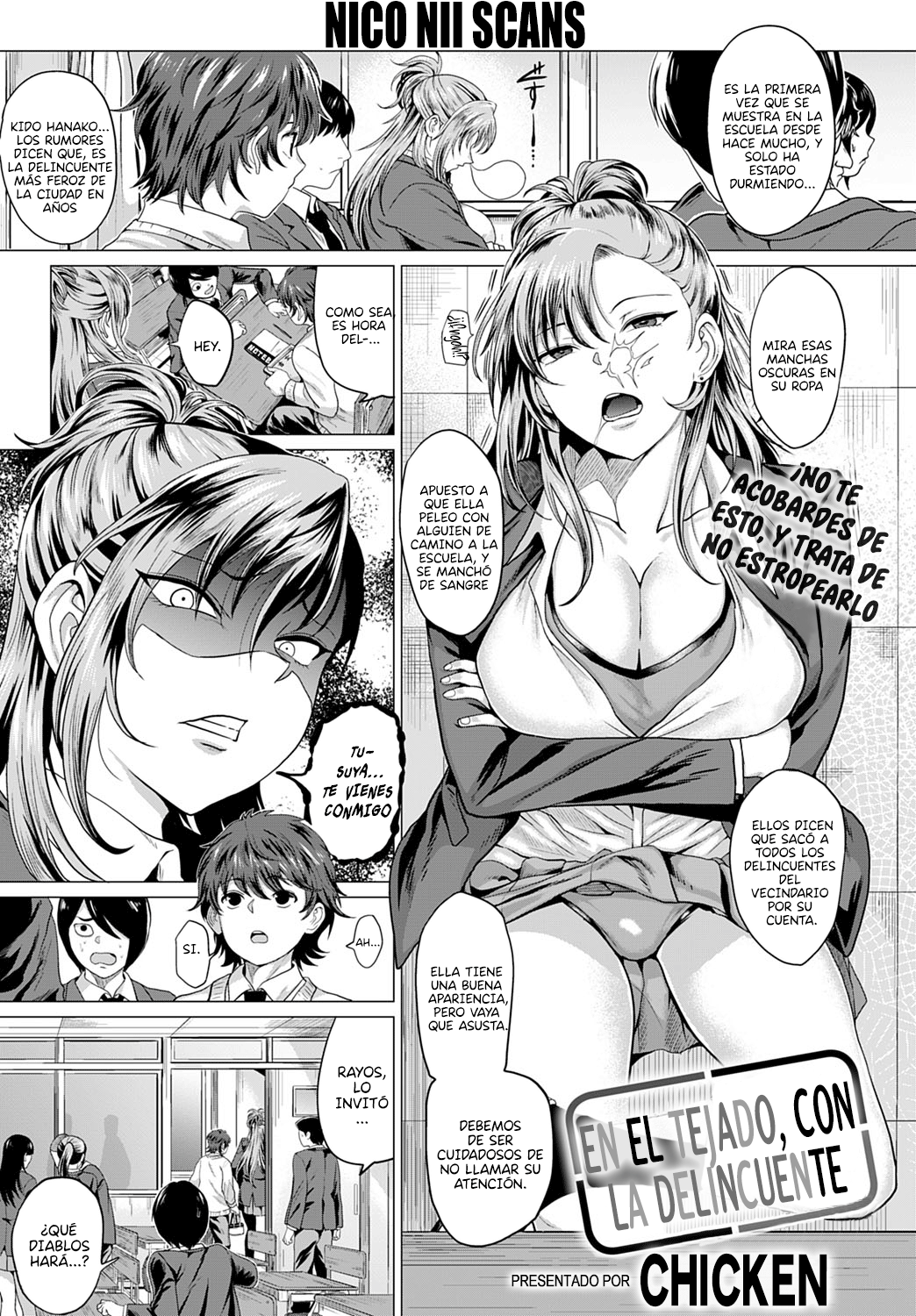 EN EL TEJADO、CON LA DELINCUENTE EN EL TEJADO、CON LA DELINCUENTE