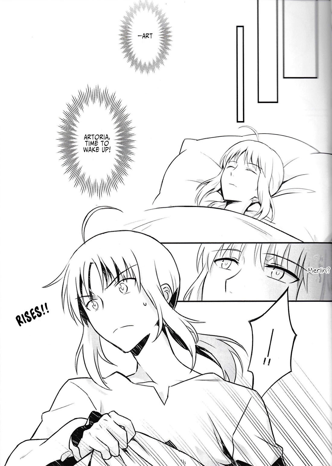 Fate Fanbook＃1 Artoria x Morgan